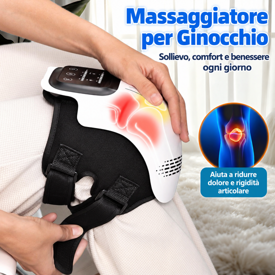 Massaggiatore per Ginocchia Riscaldante – Calore e Massaggio Localizzato